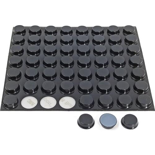 3MSJ5012 Anti-collision colloidal glass cabinet home floor protection gasket waterproof wear-resistant rubber gasket black