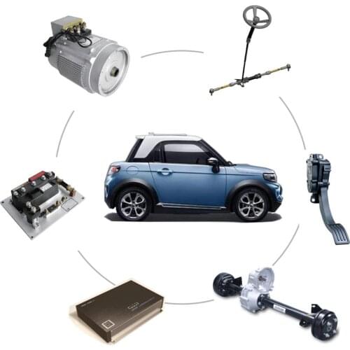 5000watt 48volt Traction Motor Variable Speed Gearbox Electric Conversion Kit for Car