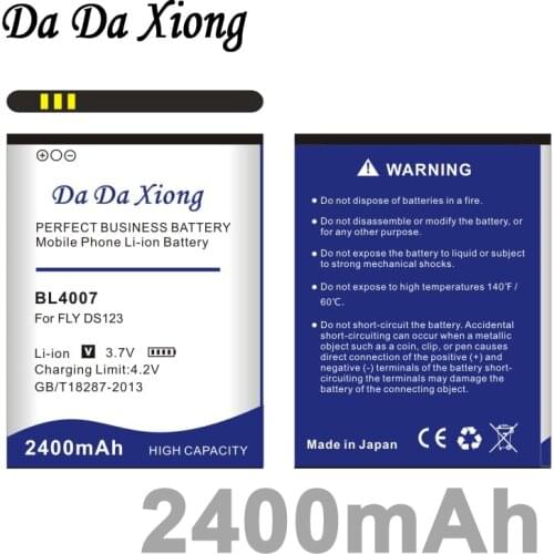 2400mAh BL4007 battery for FLY DS123 Mobile Phone Rechargeable Li-ion Batteries