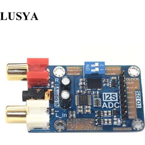Lusya lossless digital audio I2S ADC decoder Support 24bit 96K I2S Signal output A1-003