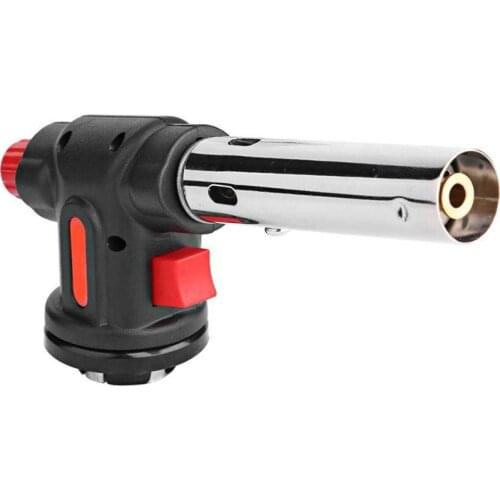 Flame Gas Torch Flamethrower Burner Butane Torch Outdoor Camping BBQ Burner Welding Fire Flame Gun Outdoor Camping Picnic Cook