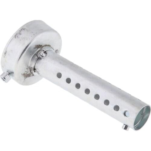 60mm Silver Stainless Steel Motorcycle Exhaust Can Muffler Insert Baffle DB Killer Silencer Adjustable Silencer Auto Replacement