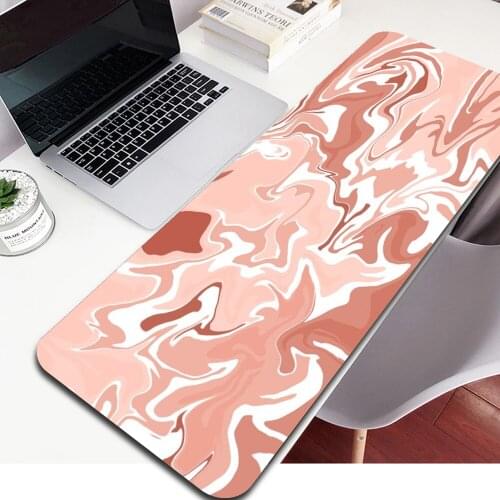 Art Gaming Mouse Pad Large Rubber Gamer Art Table Computer Mousepad 90x40cm Soft Mause Pad XL Abstract Keyboard Desk Play Mats