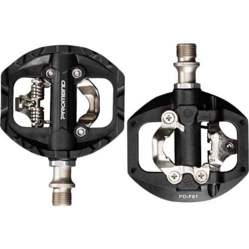 PROMEND MTB Bike Self-Locking Pedal DU Peilin Bearing One-Integrated Design Pedal for Mountain Bike