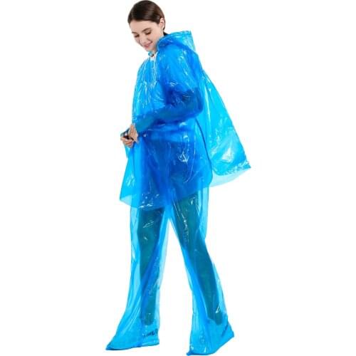 Anti-contact Split Type Raincoat & Rain Pants Set For Women Men Dustproof Waterproof Anti-Dirty Disposable Protection Raincoat