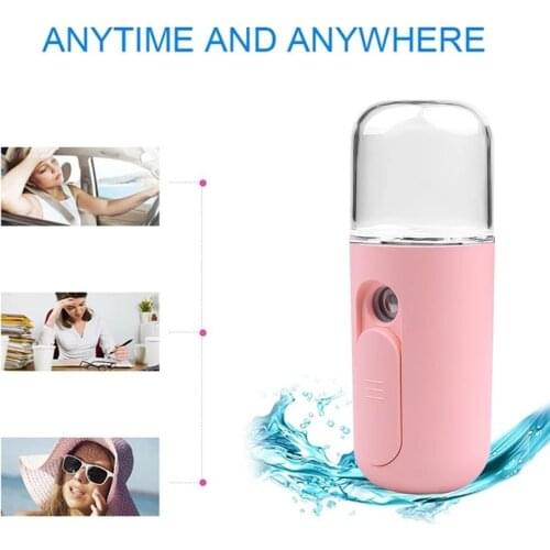 Face Handheld Usb Sprayer Nebulizer Facial Spray Nano Mist Moisturizing Skin Care Beauty Machine Air Humidifier Face Steamer