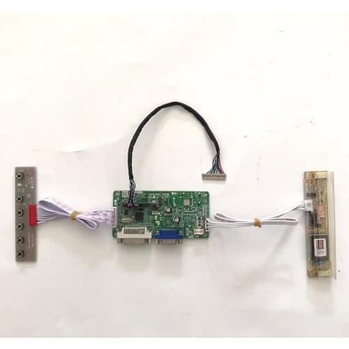 RT2281 Universal DVI VGA LCD Controller Board for G150XG03 V0 V1 V2 V3 2CCFL for Raspberry Pi support 1024*768 Resolution