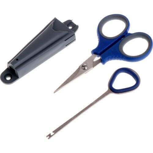 Fish Tackle Fish Lip Stainless Steel Control Scissor Snip Fishing Grip Set Nipper Pincer Accessory Tool Clip Clamp Cutter Plier