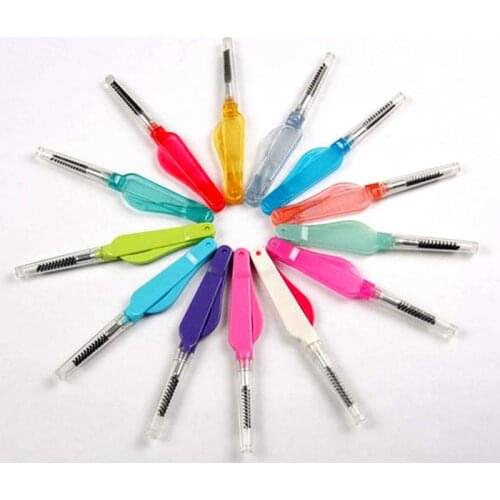 Eyelash Brush New Mini Double-end Folding Eyelash Comb Separator Mascara Separator Tools Makeup Tools Accessories