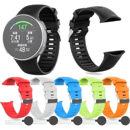 For Polar Vantage V Silicone Smart Watch Strap Wristband Bracelet Band Replacement Repair Spare Parts Wristwatch Accessories New