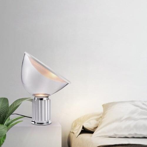 Modern LED Glass Table Lamps for Living Room Post-modern Indoor Lighting Decor Lamp Study Bedroom Bedside Table Light Fixtures
