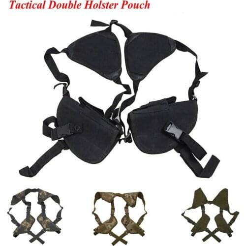 Left / Right Hand Tactical Shoulder Holster Nylon Concealment Holster Army Pistol Gun Holster For Universal Gun Glock 17 Beretta