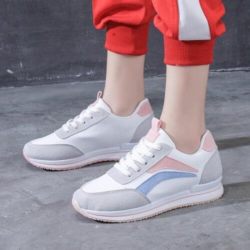 Little White Shoes Womens Shoes Autumn Breathable Board Shoes New Spring and Summer New Daddy Sports Tenis Transparente Shoes