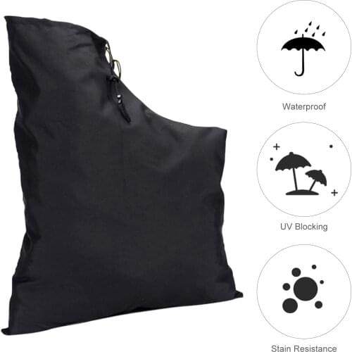 Blower Leaf Bag with Zipper Drawstring Leaf Blower Replacement Bag Leaf Blower Vacuum Bag Trash Bags for Garden Yard Lawn