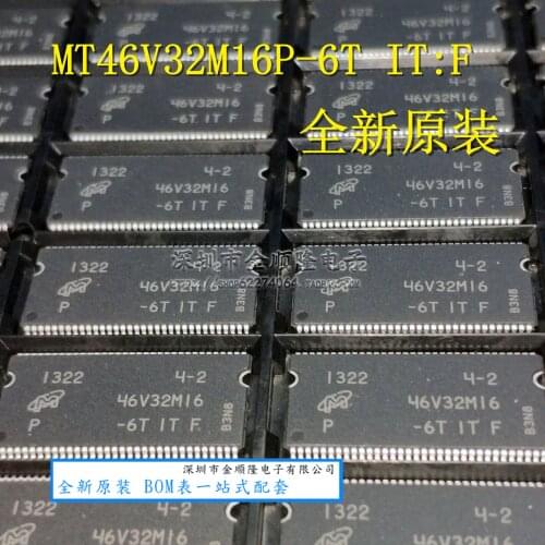 5pieces MT46V32M16P-6TIT:F MT46V32M16P TSOP FLASH