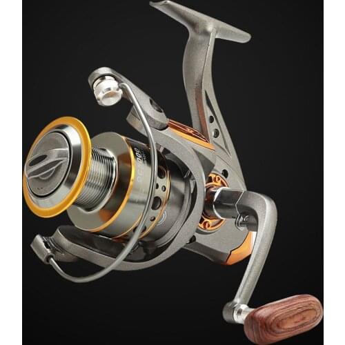 WALK FISH Fishing Reel DC1000-7000 No Gap Metal Spool Max Drag 10KG Pike Spinning Reel High Speed 5.2:1 Reel Fishing Gear Pesca