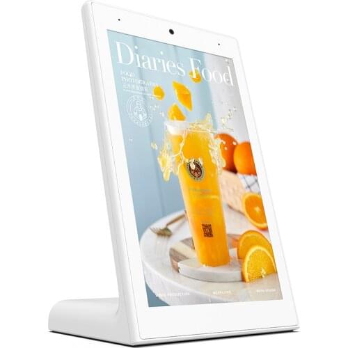 10 inch Android Desktop interactive signage( portrait, 5MP camera, Mic, RS232, USB2.0, type-C, TF card, RJ45, wifi, BT, Power)