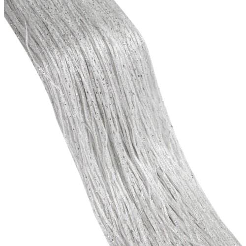 Shiny Silver String Curtain Door Divider Living Room Valance Window Decorective Curtains