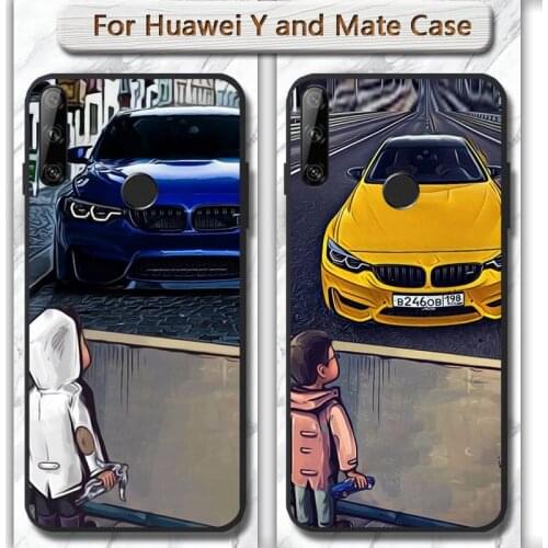 BMWO oboy see sports car cool Jdm drift Phone Case Cover for huawei mate 9 10 20 30 pro lite X Y5 6 7 9 prime Enjoy 7