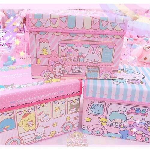 Twin Star Penguin Rabbit Dog Office School Storage Case Desktop Storage Box Makeup Organizer Girl Stationery Jewelry Box 130