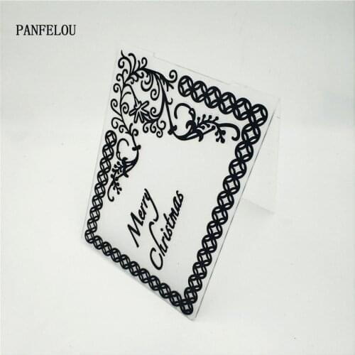 HOT plastic Easter postcard craft card making paper card album wedding decoration clip Embossing folders