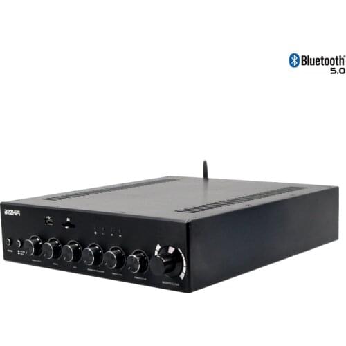 Hifi High Power Amplifier 2.1 Channel Audio Family Subwoofer Power Amplifier Bluetooth 5.0 Power Stereo 200W X2 Bass 600W X1