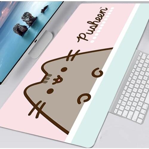 Funny Cute Cats Mousepad Computer Kawaii Gaming Accessories Mouse Mat Large XXL 90X30 Mouse Pad Keyboards Mat Podkladka Pod Mysz
