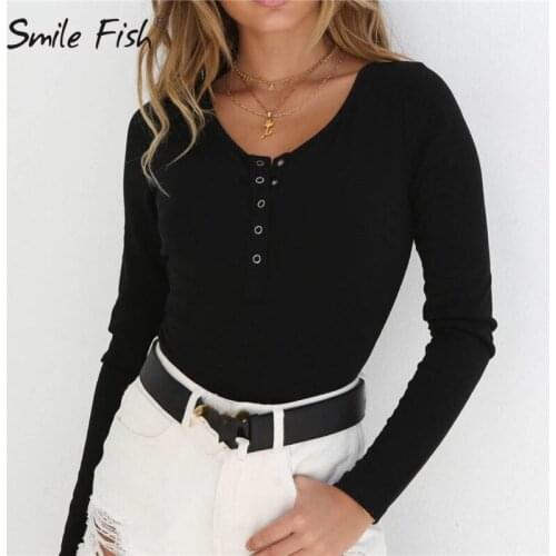 Fashion Skinny Body Suit Autumn Bodycon Bodysuit Feminino Solid Sexy Club Women Rompers Long Sleeve Tops Knitted Bodysuit M0044