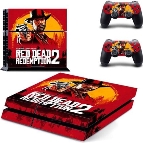 Red Dead Style PS4 Skin Sticker for Playstation 4 Console & 2 Controllers Decal Vinyl Protective Skins Style 1