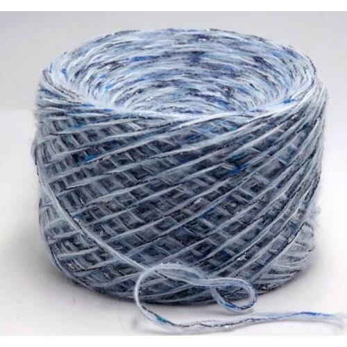Wholesale 250g Beautiful mixed color Wool Cotton Blended Fancy Yarn for Knitting croche Crochet thread Z4982