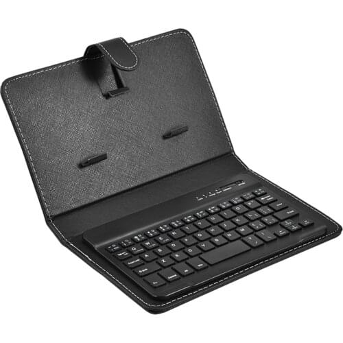 Mini Portable OF Leather Wireless Blueteeth Keyboard for iPhone for Android Phone for smart phones Compatible most of tablets PC