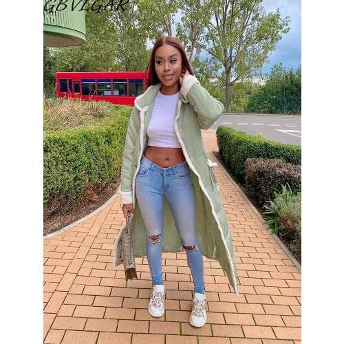 Women Green Long Winter Down Coat With Pocket Female Full Sleeve Warm Plus Size Clothing Windbreaker Oversized Parka Outwear