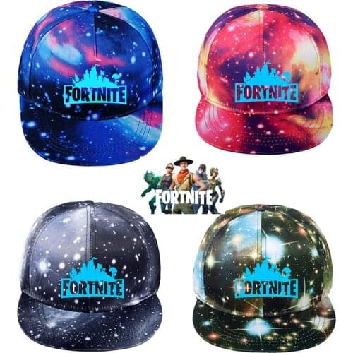 Fortnite Starry Sky Hats Luminous Cap Men Cool Fortnight Anime Baseball Caps Adjustable Kpop Snapback Game Toys Gift