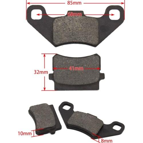 Motorcycle brake pads 50cc - 250cc ATV Quad Go Kart Chinese Dirt Pit Bike Scooter Hydraulic Brake Pad Disc Loncin Lifan zongshen