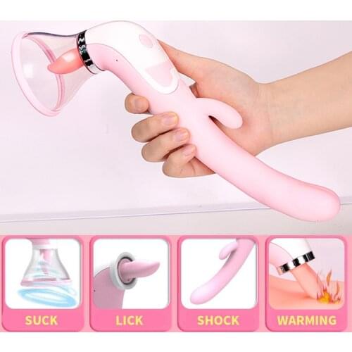 Sucking Vibrator Clitoris Stimulation Sucker G Spot Multispeed Licking Clit Nipple Massager Flirting Erotic Sex Toys for Women