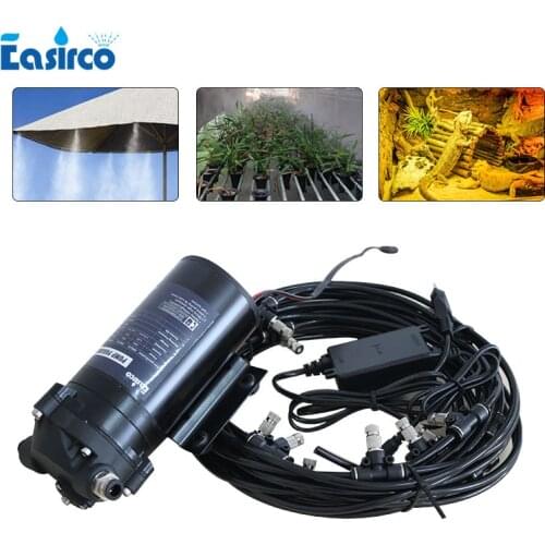 Disinfection machine antiseptic mist pump outdoor Mist cooling system 40 Mist Nozzle water spray system