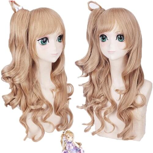 High Quality Anime LoveLive!Sunshine! Love Live Wig Mari Ohara Blonde Mixed Cosplay Hair Wigs PL-658