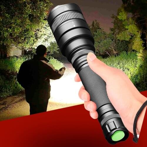 XHP120 12-core High Quality Zoomable Powerful Tactical Led Flashlight Torch 6000lm 18650 Battery Waterproof Hunting Lantern
