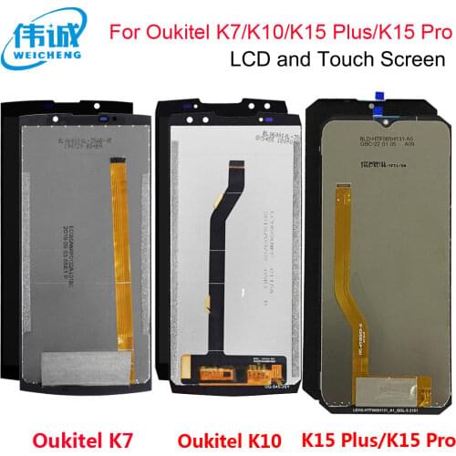 For 6.0 inch OUKITEL K10 LCD Display+Touch Screen 100% Original Tested LCD Digitizer Glass Panel Replacement For OUKITEL K10 lcd