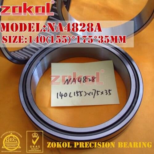 ZOKOL NA4828 A NA4828A Entity ferrule needle roller bearing 140*175*35mm RNA4828A 155*175*35mm