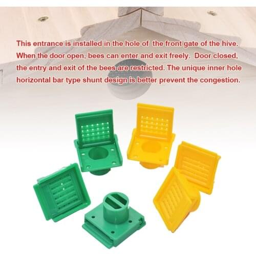 2PCS/Lot Langstroth Beehive Entrance Plastic Bee Box Entrance Reducer Gate Control Bees In and out