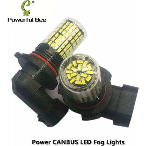 2 x Power CANBUS HB3/9005 HB4/9006 35W LED error free super white yellow amber DC12-30V car truck headlight fog lamp lights bulb