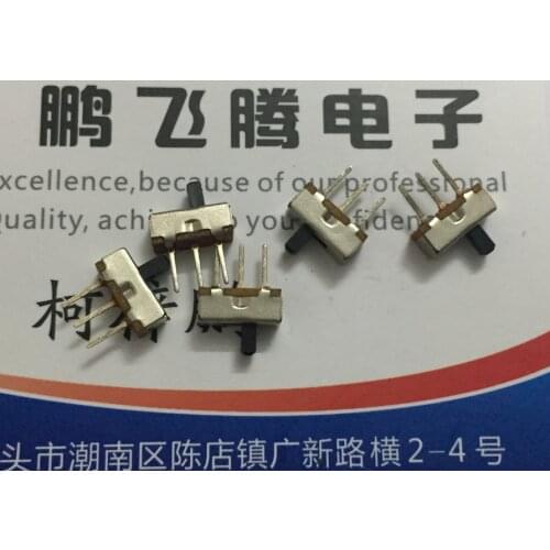 50PCS/lot Special price band switch 2.54mm pitch 3 feet 2 gears pull switch vertical micro switch