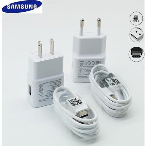 Samsung Fast Charger USB Power Adapter Quick Charge Type C Cable for Galaxy A30 A40 A50 A70 A60 S10 S8 S9 Plus note 8 9