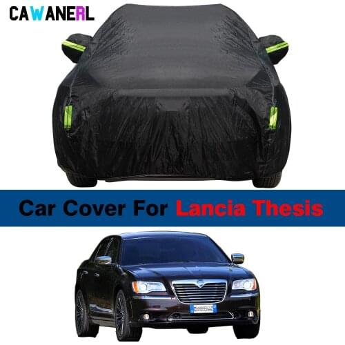Outdoor Car Cover Anti-UV Sun Shade Snow Rain Protection Waterproof Auto Cover Dustproof For Lancia Thesis