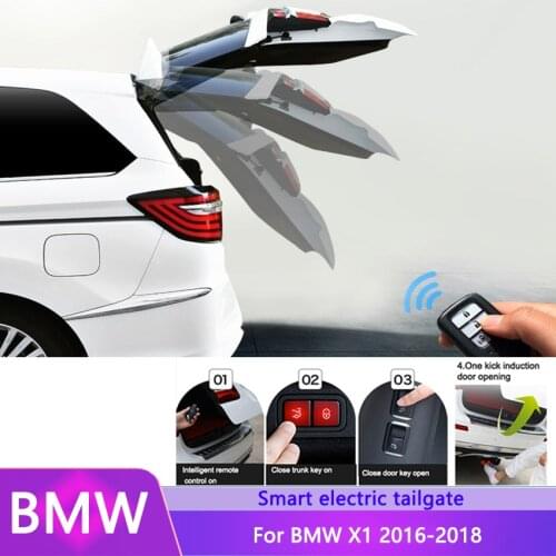 Electric Tailgate For BMW X1 2016-2018 Power Trunk Lift Electric Hatch Tail Gate Auto Rear Door Tail Box Intelligent