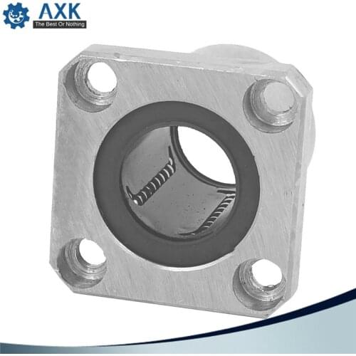 Hot sale 1pc LMK10UU 10mm flange linear bearing CNC Flange Linear Bush