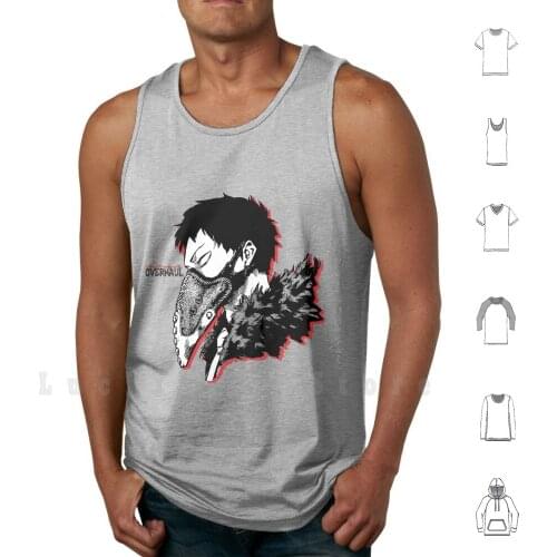 Overhaul Chisaki Mha tank tops vest sleeveless Mha Bnha Anime Japan Japanese Cartoon Animation Villain Overhaul