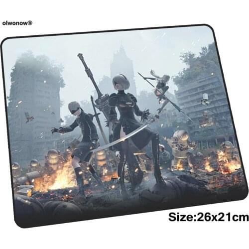 NieR mousepad 26x21cm gaming mouse pad big gamer mat Boy Gift game computer desk padmouse keyboard anime play mats