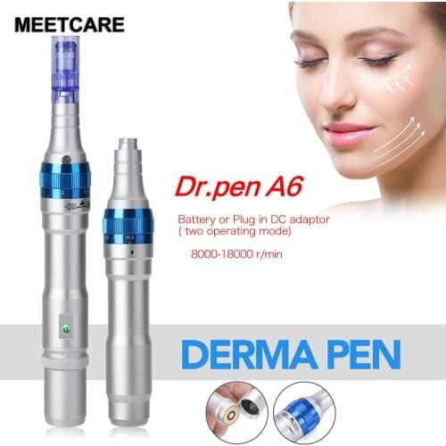 Ultima Electric Dr. Pen A6 Permanent Microblading Tattoo Needles Derma Pen Acne Scar Removal Dr Pen A6 Microneedle Beauty Device
